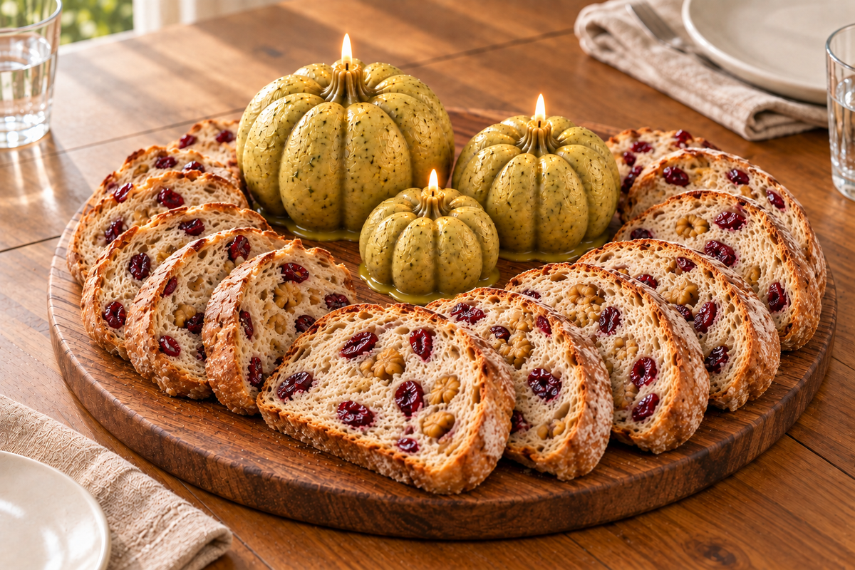The Orchard Gathering: Cranberry Walnut Bread