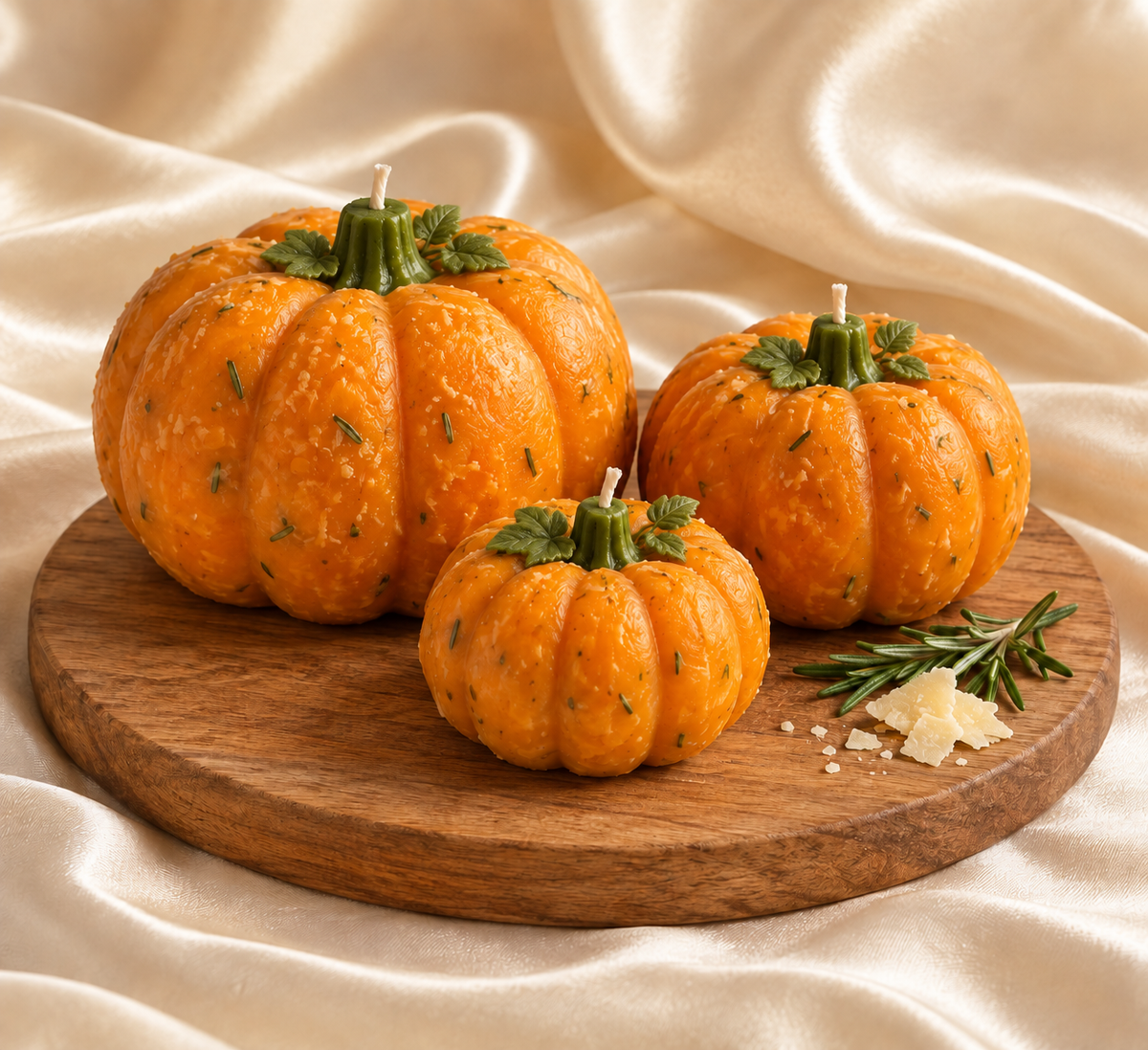 Rosemary Parmesan Pumpkin Trio